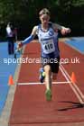 Mens under-17s triple jump, 2025 North Eastern Track and Field Champs., Shildon, County Durham. Photo: David T. Hewitson/Sports for All Pics